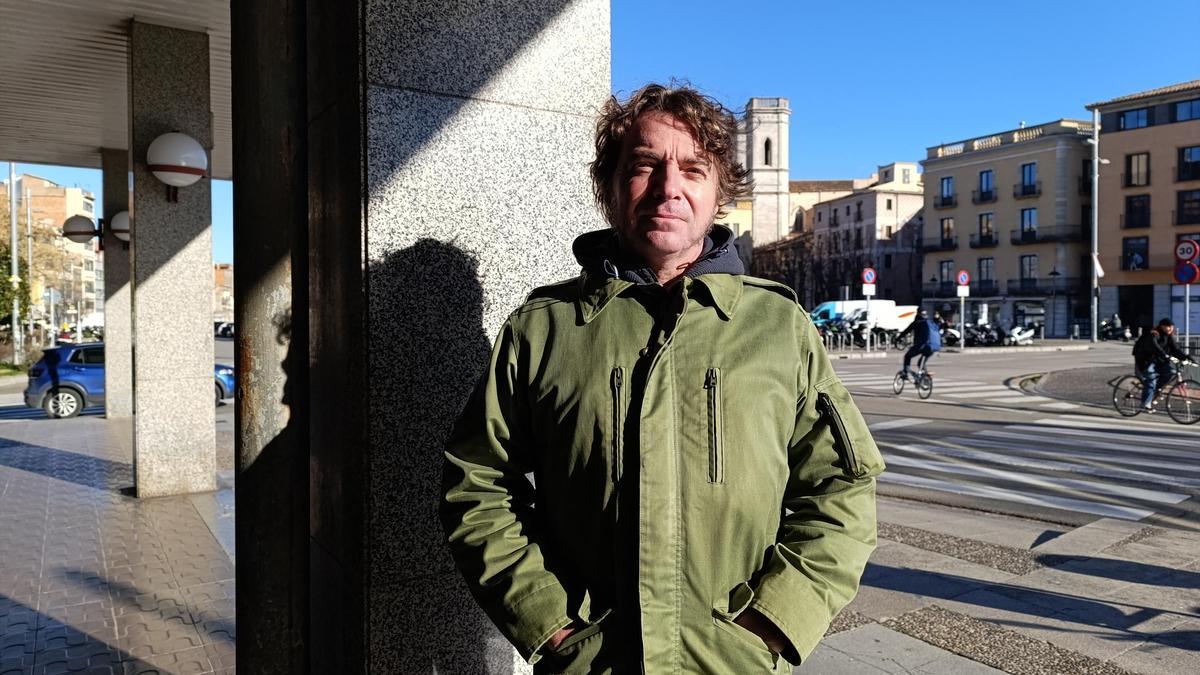 L'escriptor i editor Rafel Casas, dilluns a Girona.