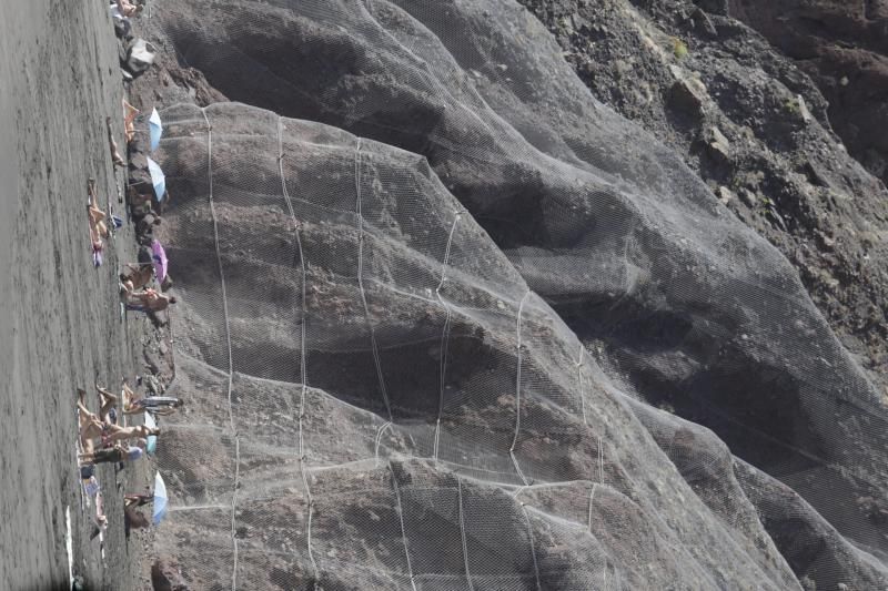 Zonas con riesgos de desprendimiento en Tenerife