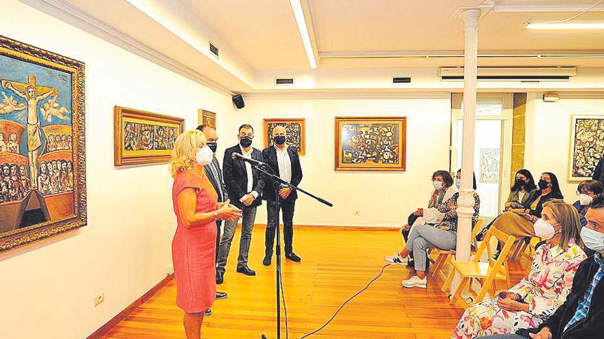 Inauguración da Bienal Laxeiro, o paasado 10 de setembro.