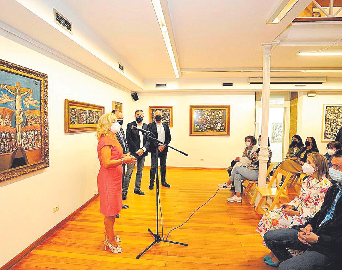 Inauguración da Bienal Laxeiro, o paasado 10 de setembro.