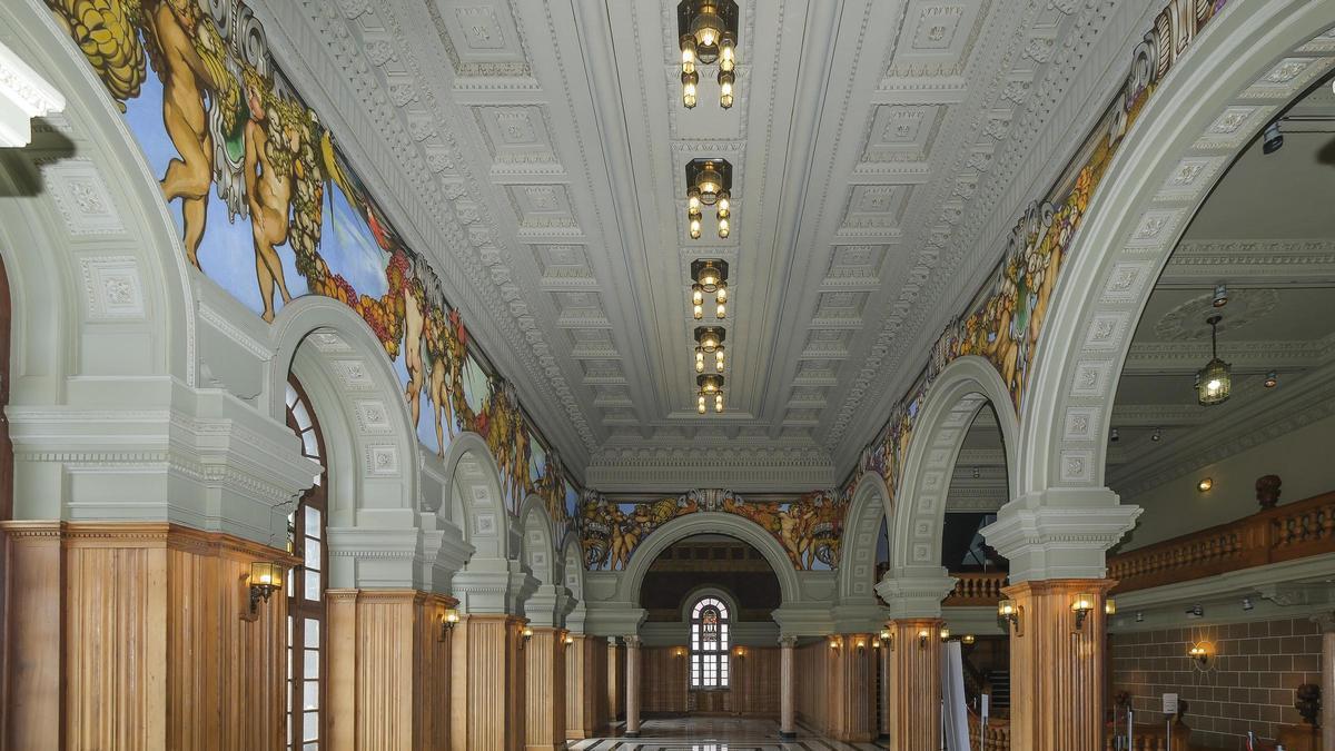 Salón Saint-Saëns en el teatro Pérez Galdós.