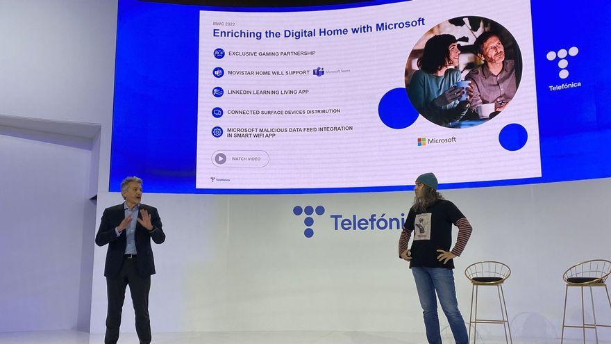 Telefónica se alía con Microsoft para multiplicar los servicios digitales en el hogar