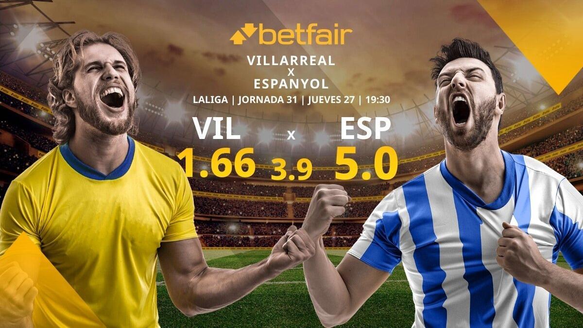 Villarreal CF vs. RCD Espanyol: alineaciones, horario, TV, estadísticas y pronósticos