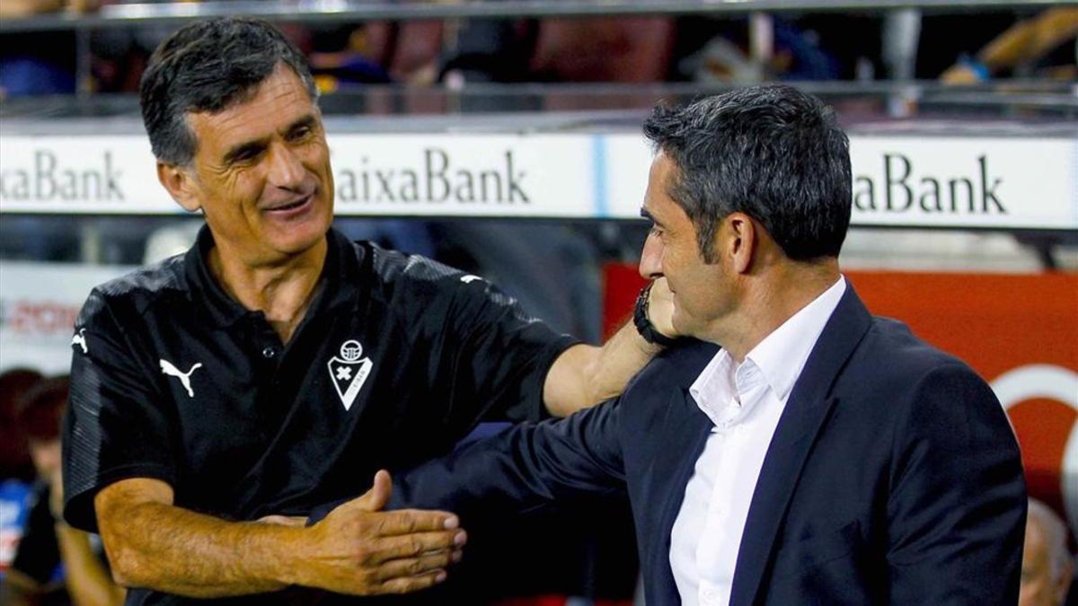Mendilibar y Valverde mantienen una buena amistad