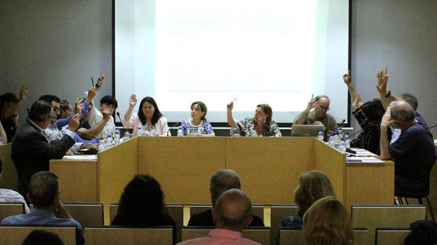 Pleno de Godella donde se votó la iniciativa.