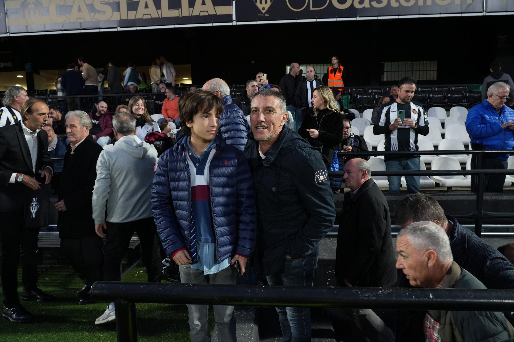 La afición del Castellón antes del partido