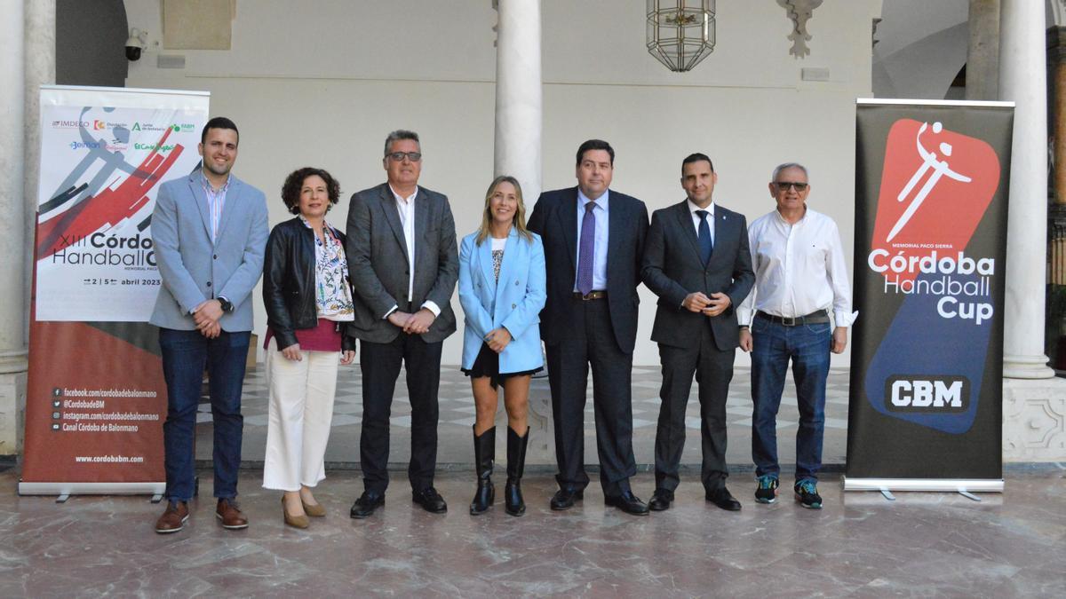 Presentación de la 13ª Córdoba Handball Cup en la Diputación de Córdoba.