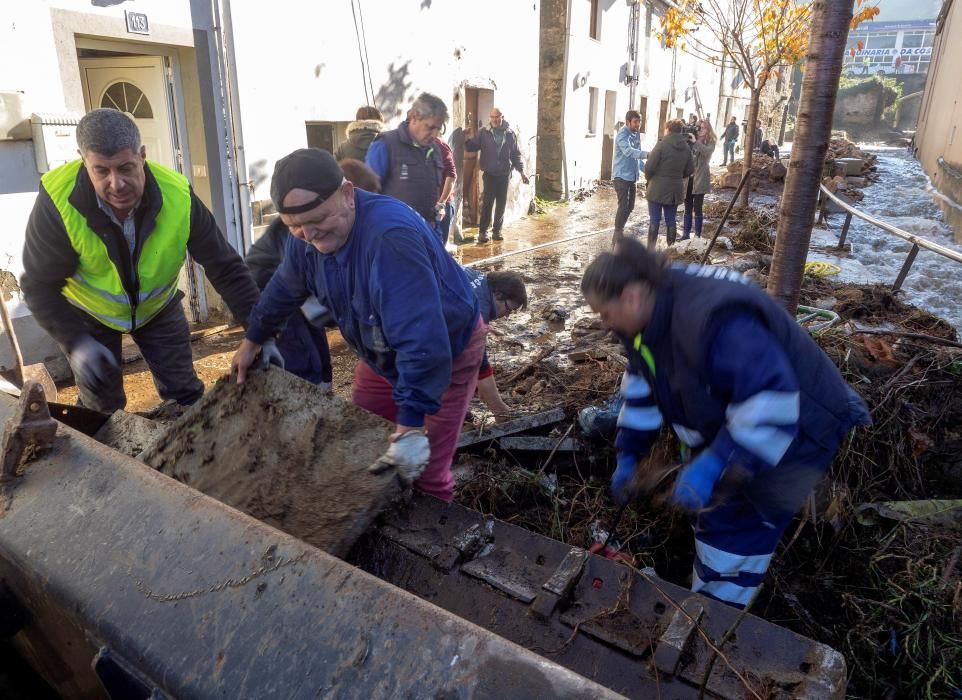 Destrozos por las lluvias en Viveiro