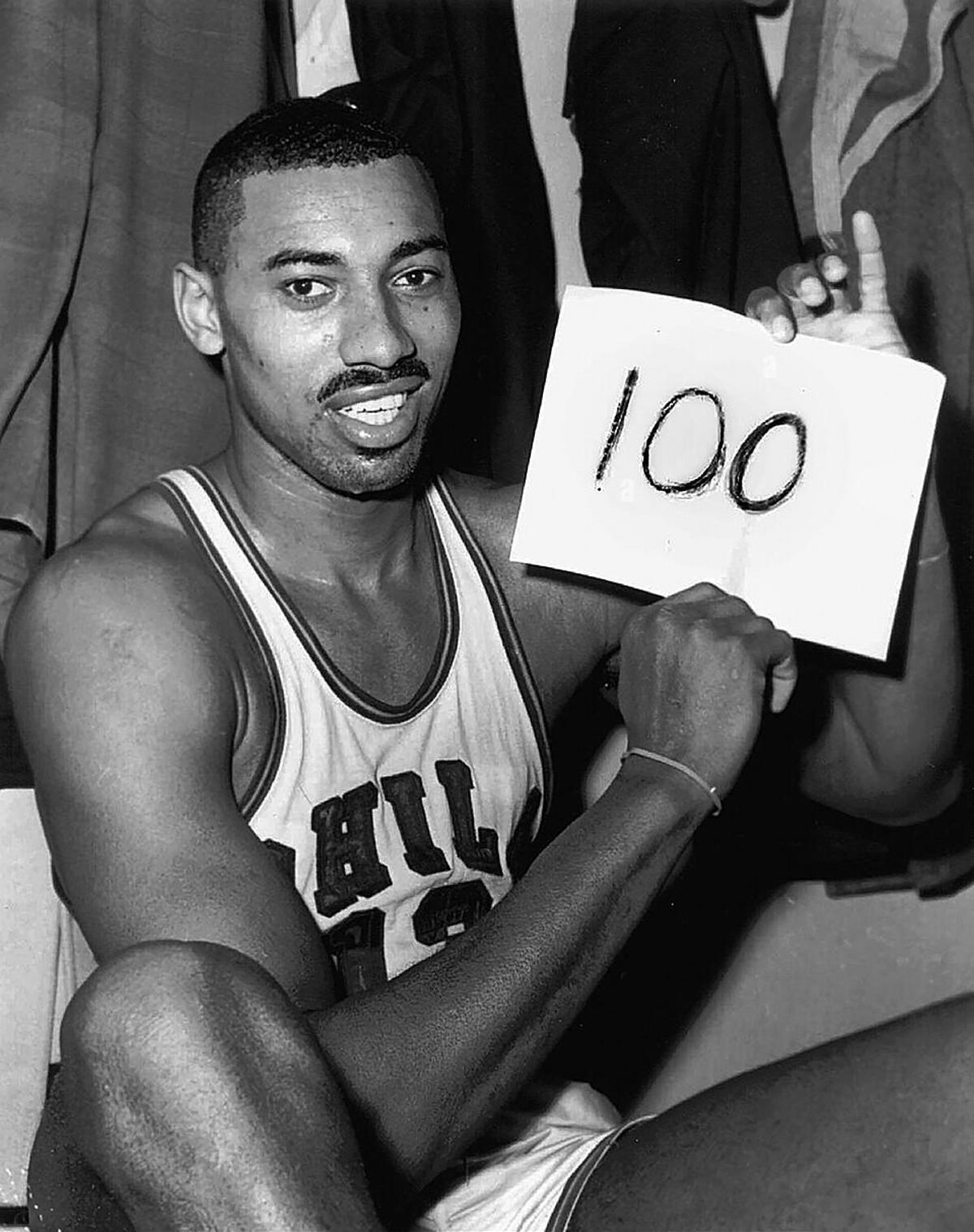 La mítica foto de Wilt Chamberlain.