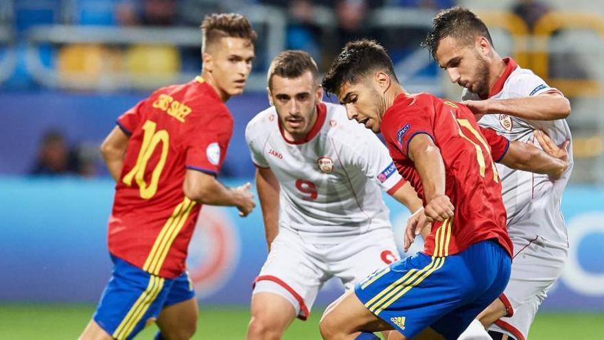 España sub&#039;21 maravilla con una goleada a Macedonia