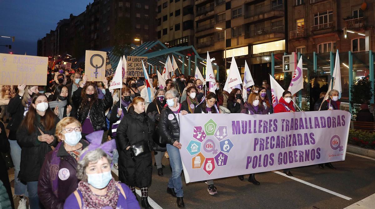 8M GALICIA: Así fue el Día Internacional de la Mujer en Vigo