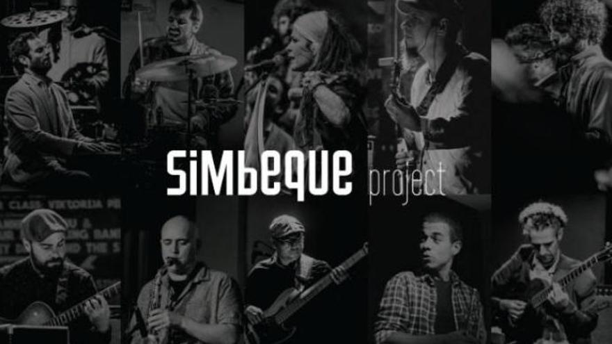 Imagen promocional de la banda Simbeque.