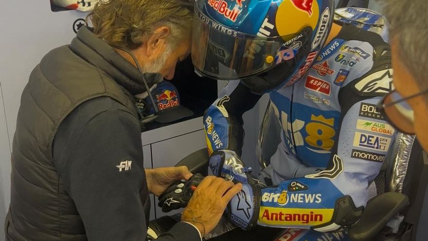 Àlex Márquez planta cara al dolor en el primer ensayo de Alemania