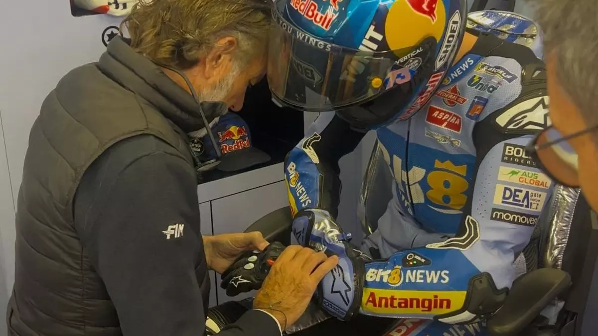 Àlex Márquez planta cara al dolor en el primer ensayo de Alemania