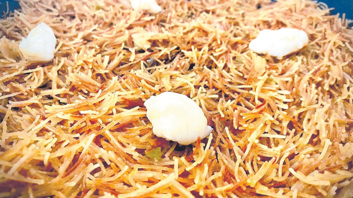 'Rossejat' de fideos.