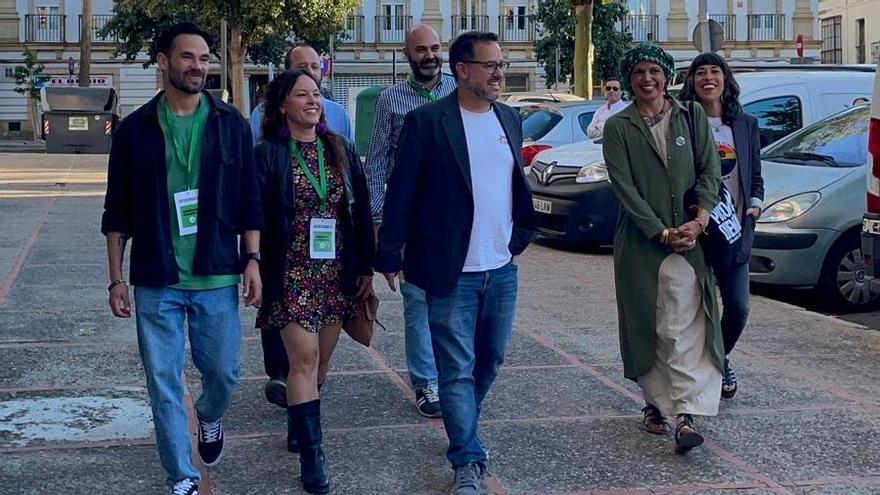Vídeo | José Ignacio García llega a la sede de Adelante Andalucía