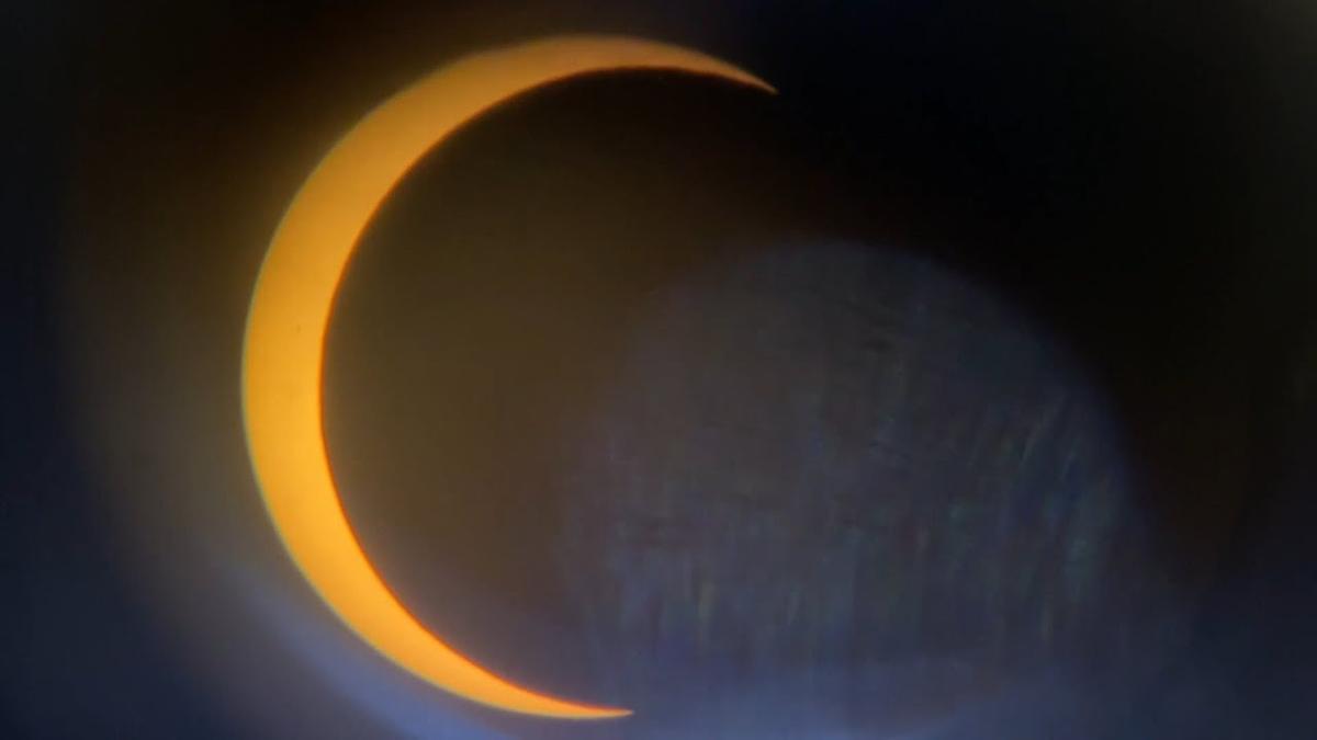 Fotografía del eclipse solar.