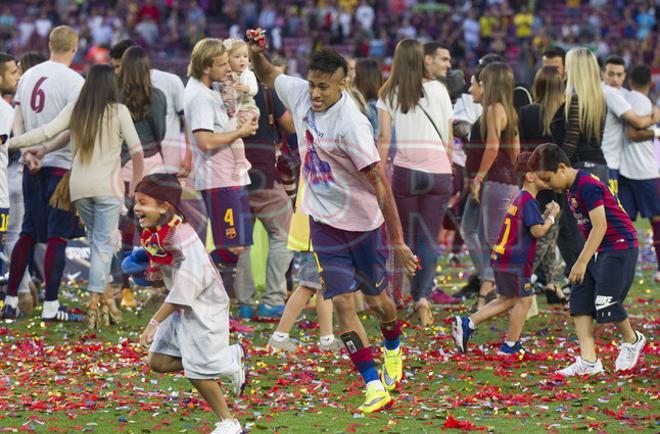 La celebración del FC Barcelona, en imágenes
