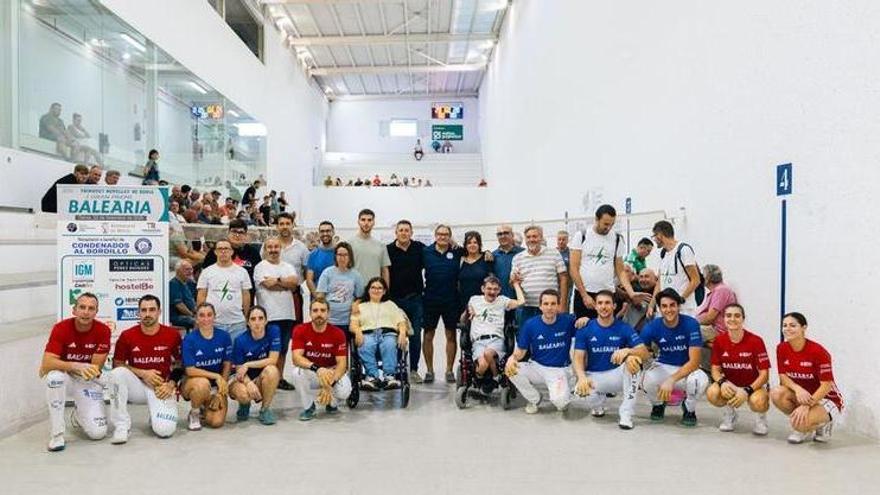 El I Gran Premi Baleària uneix pilota i solidaritat al trinquet El Rovellet de Dénia