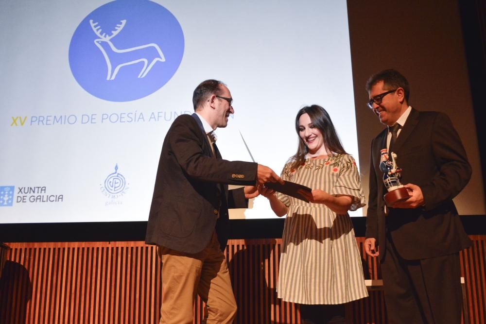 Estíbaliz Espinosa, Premio de Poesía Afundación