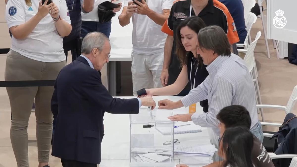 Florentino Pérez, reelegido presidente del Real Madrid