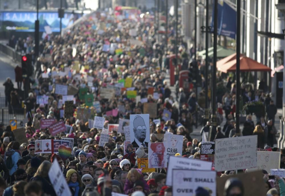 Protestas contra Donald Trump en Londres