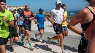 El influencer Pitufollow llega con su reto solidario a A Coruña: "Ha venido muchísima gente"