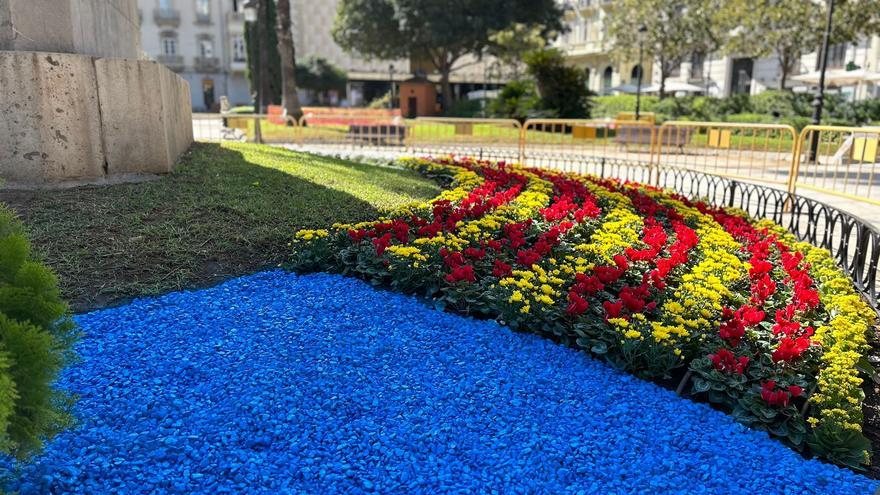 El Parterre se viste de Senyera para la fiesta del 9 d&#039;Octubre