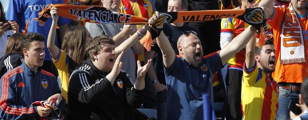 La afición del Valencia no falla en Getafe