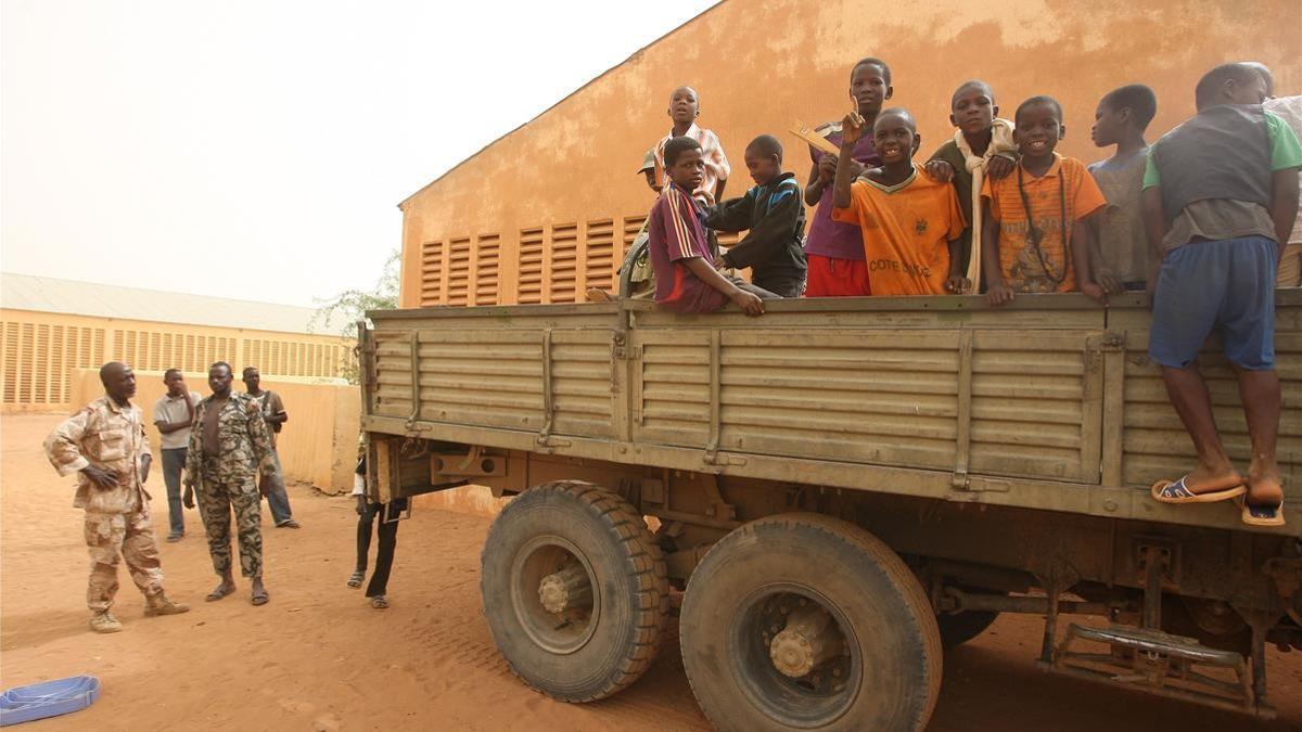 Niños soldados en Gao, Mali, en el 2010