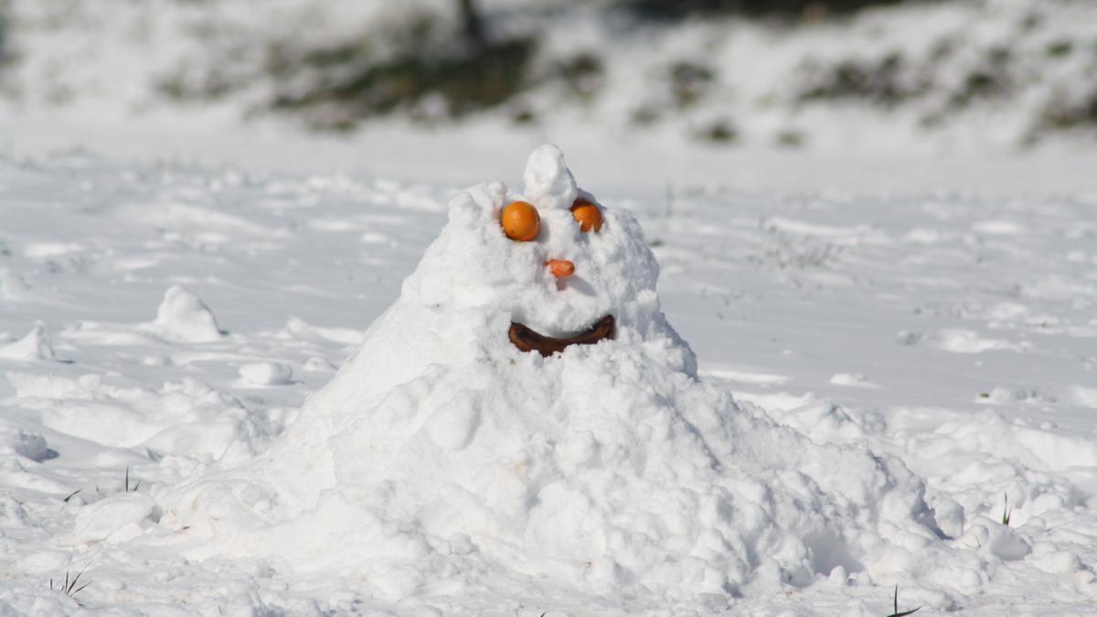 Imatge d'arxiu d'un ninot de neu
