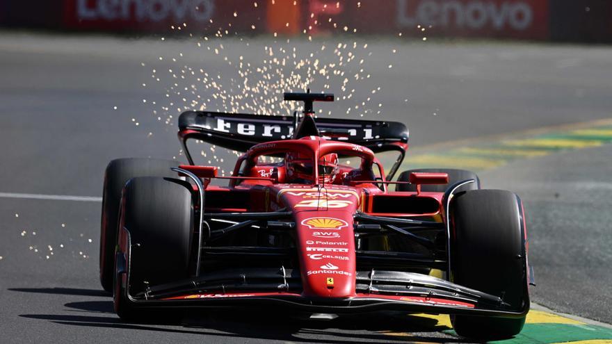 Alonso y Sainz, resultados de los entrenamientos libres del GP de Australia de F1