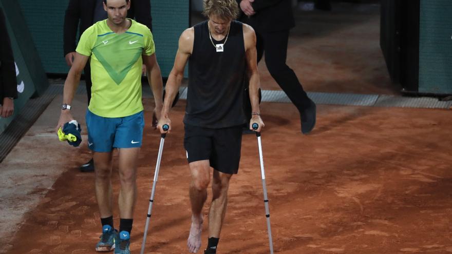 Zverev se vuelve a lesionar y no disputará la Copa Davis