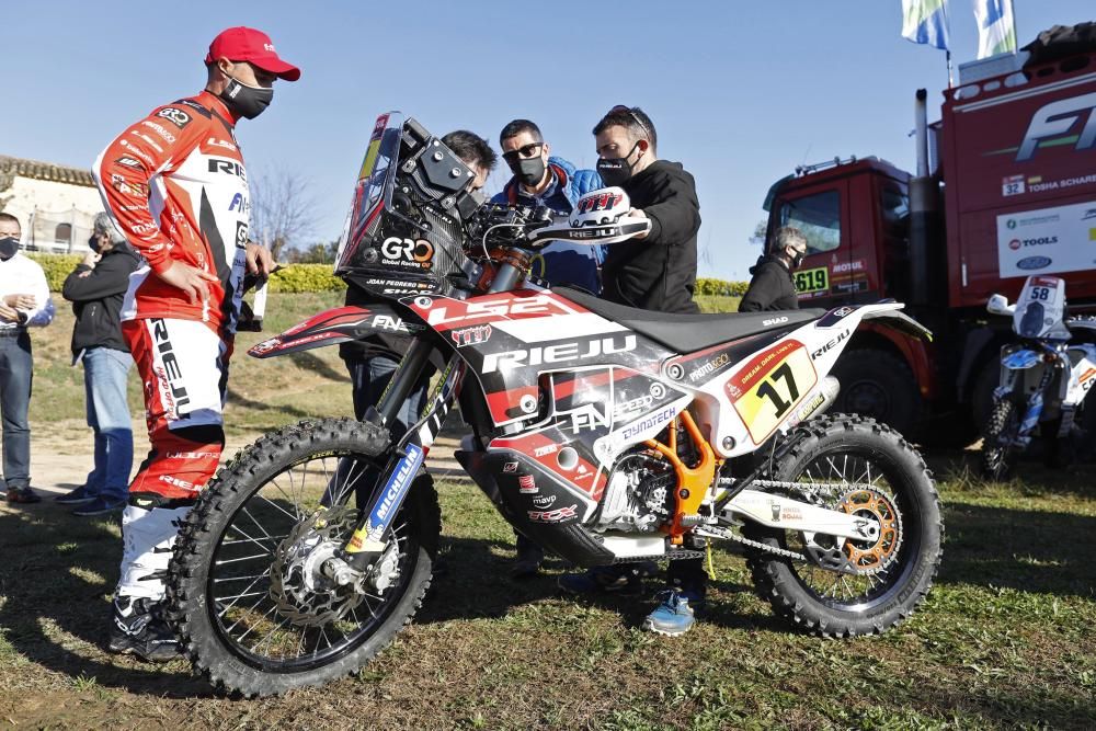 Presentació de l'equip FN Speed Team que participarà al ral·li Dakar