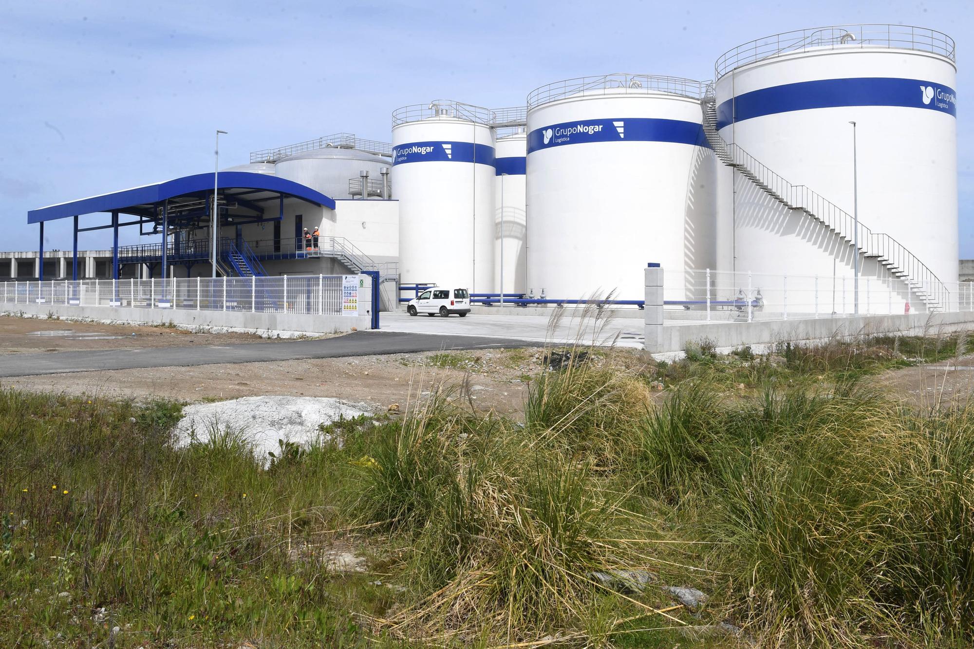 Inauguración de la nueva terminal de graneles líquidos de Galigrain en el puerto exterior