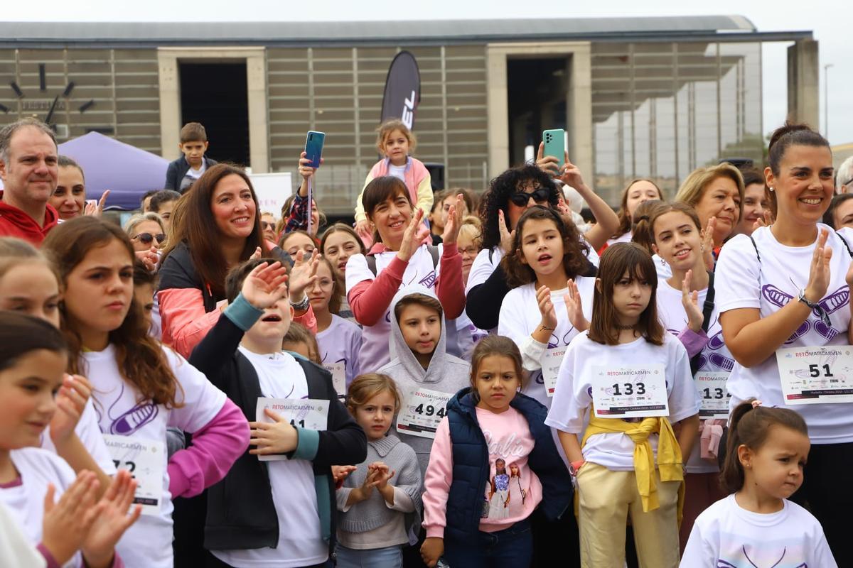 Toda la comunidad educativa del colegio Virgen del Carmen se ha volcado con el reto solidario.