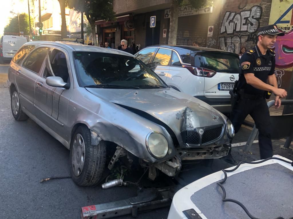 Accidente de tráfico en Peris y Valero