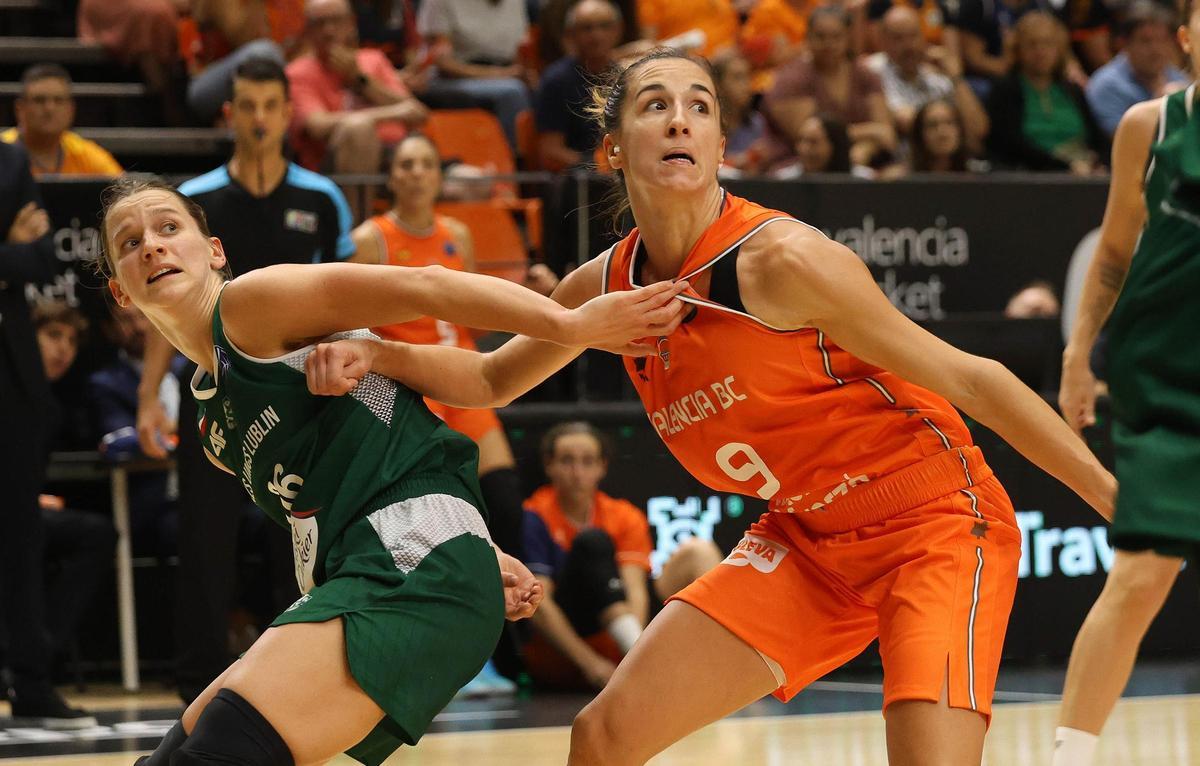 Parido de Euroleauge Women entre el Valencia Basket y el AZS UMCS Lublin