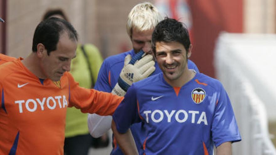 Voro y David Villa