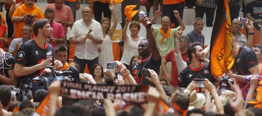 Así ha sido la celebración del Valencia Basket