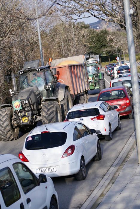 Marxa de tractors a Girona