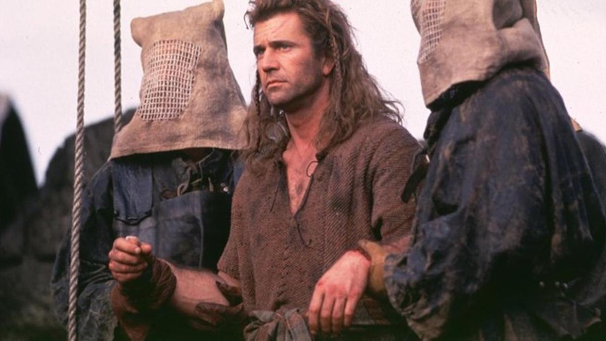 Mel Gibson en Braveheart