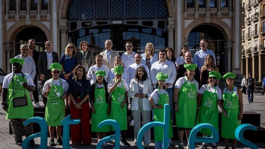 Alumnos de Atades inician los talleres de cocina inclusiva junto a destacados chefs aragoneses