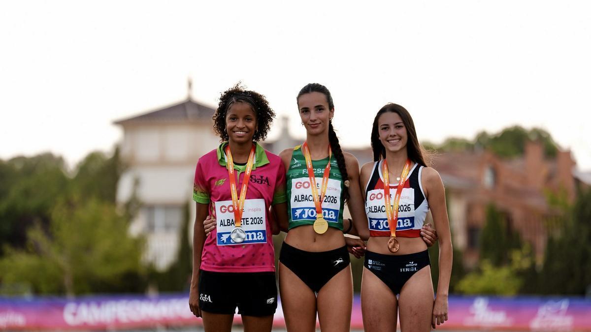 Naida Calonge brilló en el triple salto