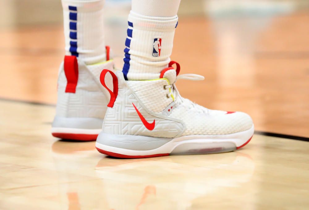 Las curiosas zapatillas de los jugadores de la NBA