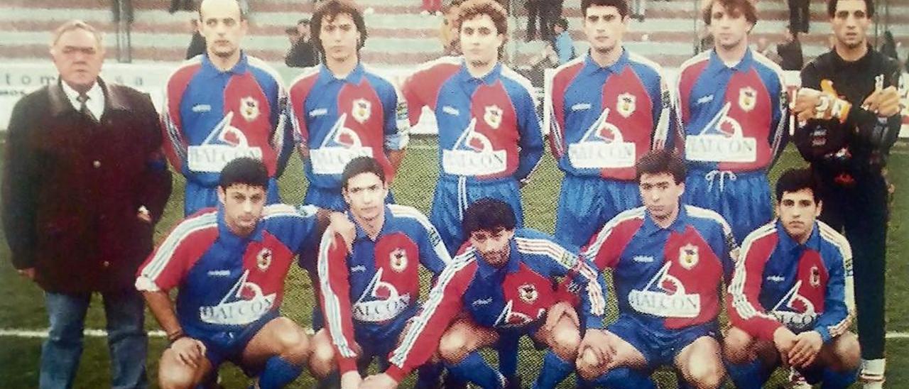 Terente (de pie, a la izquierda), Melgar (sexto) y Gaspar (cuarto, agachado).