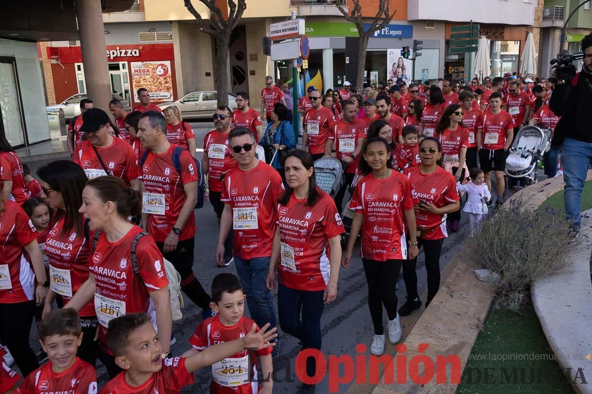 Marcha de la ONG Delwende en Caravaca