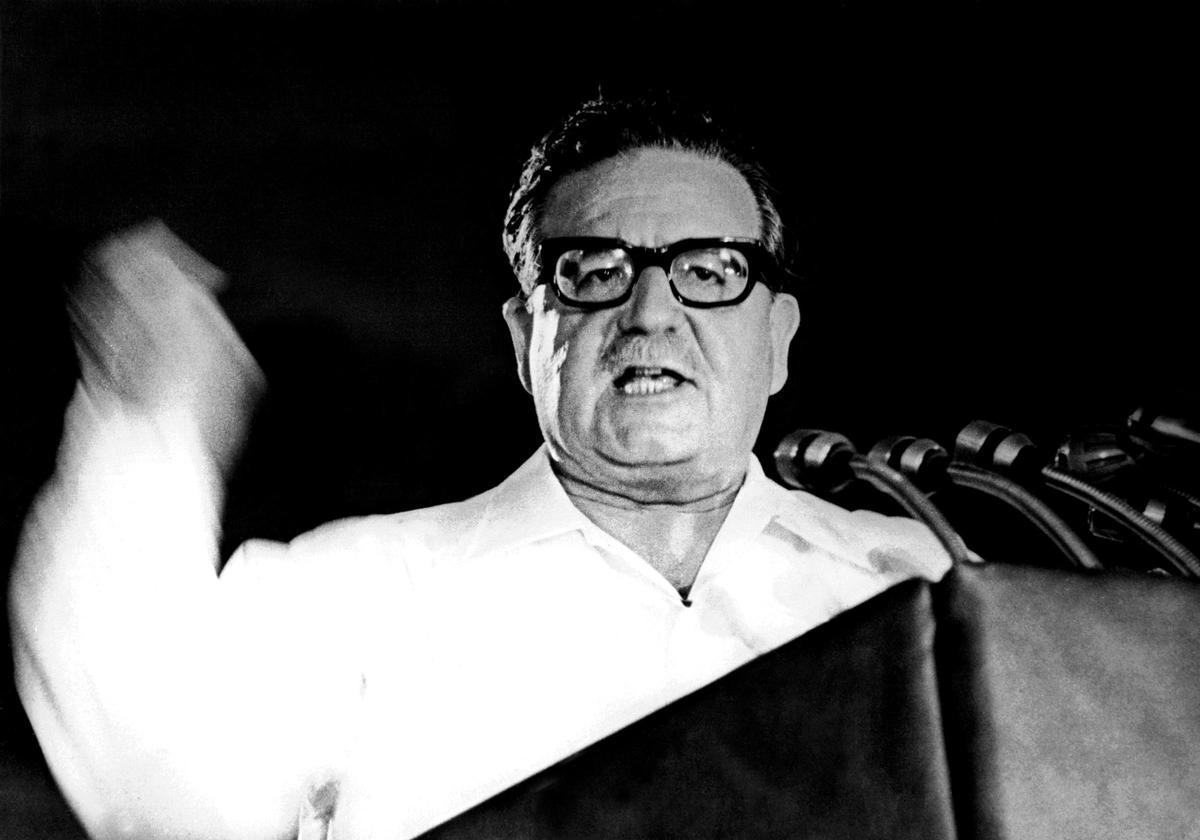 El presidente chileno Salvador Allende, en una imagen datada en 1970. El presidente chileno Salvador Allende, en una imagen datada en 1970.