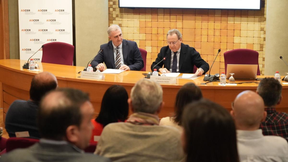 Peresentación de los estudios, en la sede de Ascer.