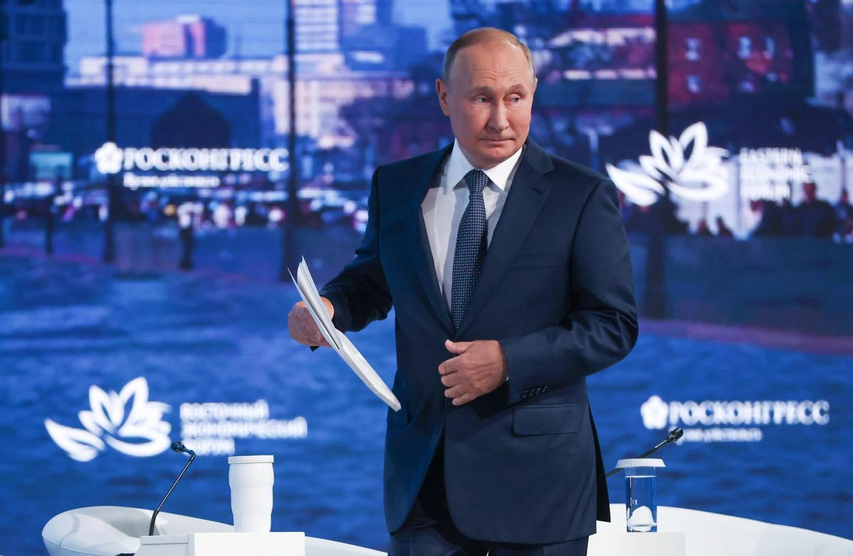 Putin, en el fòrum econòmic de Vladibostok.